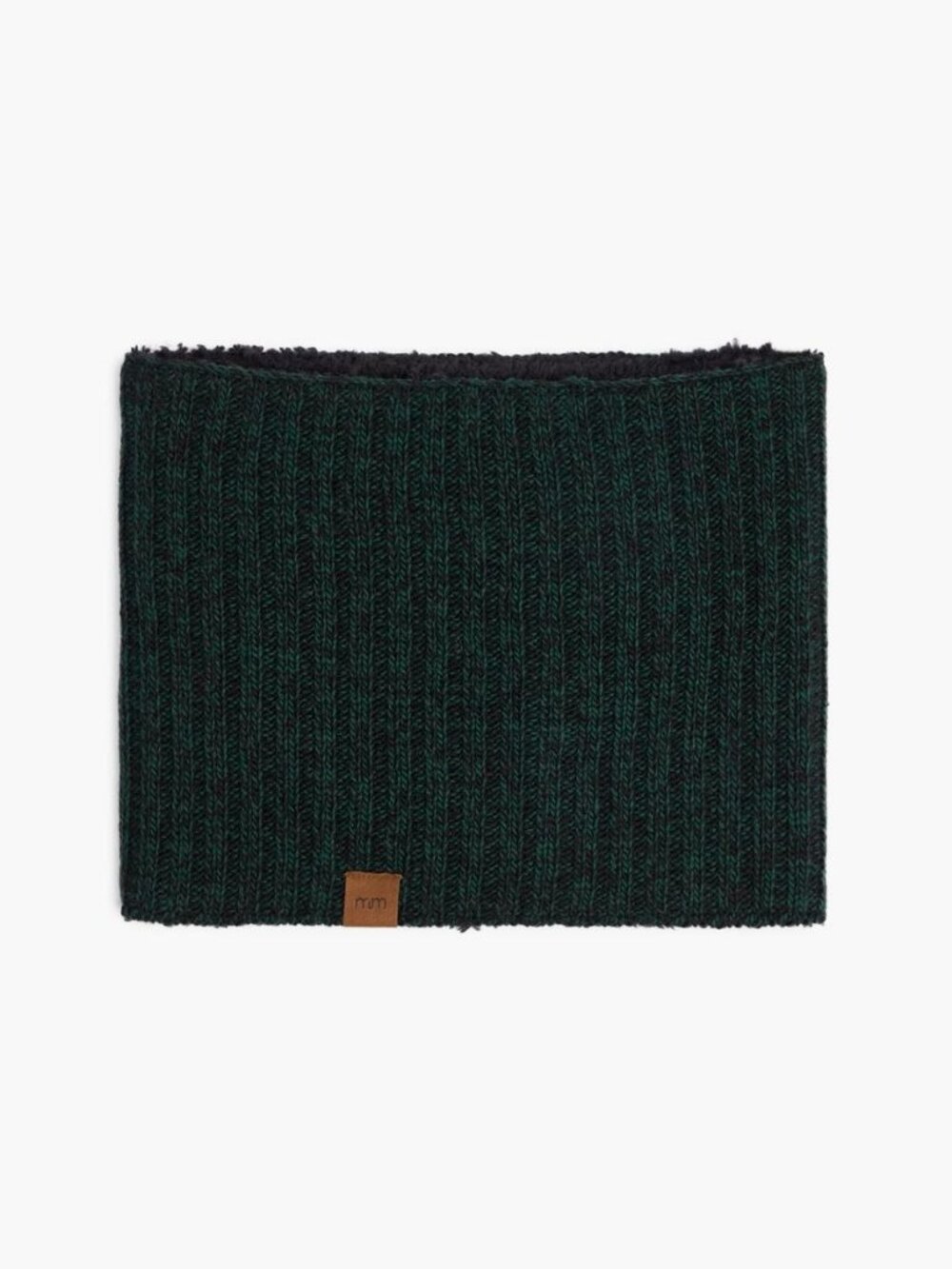 Tweed Neck Warmer - Melange Pine & Black